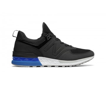 New Balance 574 Sport Homme Black with Blue 574-S7