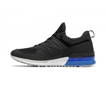 New Balance 574 Sport Homme Black with Blue 574-S7