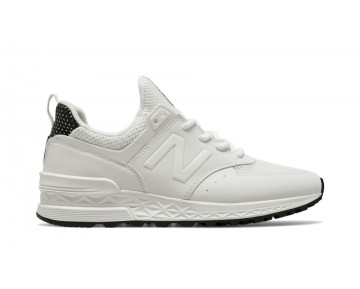 New Balance 574 Sport Femme White with Black 574-S8