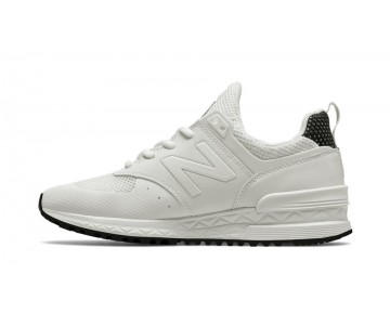 New Balance 574 Sport Femme White with Black 574-S8