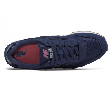 New Balance 996 Leather pour Femme Moroccan Blue with Sea Salt Lifestyle Chaussures WR996-D3