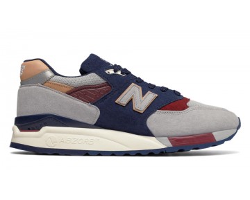 New Balance 998 Desert Heat pour Homme Grey with Navy Casual Chaussures M998-DH