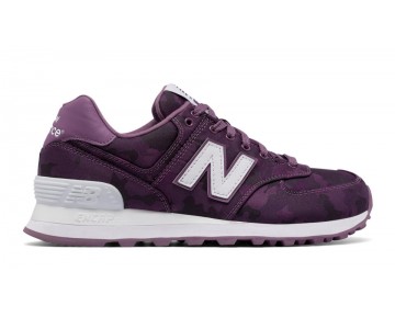 New Balance 574 Camo pour Femme Kite Violet / Blanc Lifestyle Chaussures WL574-CO