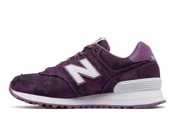 New Balance 574 Camo pour Femme Kite Violet / Blanc Lifestyle Chaussures WL574-CO