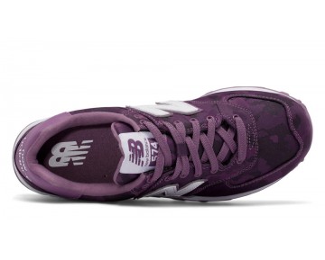 New Balance 574 Camo pour Femme Kite Violet / Blanc Lifestyle Chaussures WL574-CO