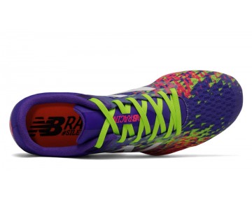 New Balance MD500v5 Spike pour Femme Violet / Luciole / Goyave Chaussures De Course WMD500-V5