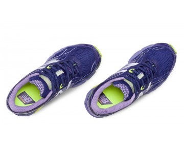 New Balance 870v4 pour Femme Bleu / Violet / Vert Pomme Chaussures De Course W870-V4