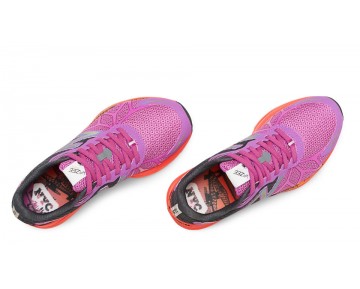 New Balance Limited Edition Vazee Pace NYC pour Femme Rose Glo / Orange Poisson Clown / Gris Chaussures De Course WPACE-NYC