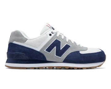 New Balance 574 Retro Sport pour Homme Marine / Argent Vison Lifestyle Chaussures ML574-C1