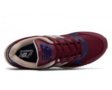 New Balance 530 Leather Unisex Bordeaux / Marine / Blanc Lifestyle Chaussures M530-LMM