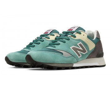 New Balance 577 Made in UK Classic English Tender pour Homme Mer Verre / Off Blanc / Lumière Gris Chaussures M577-ET