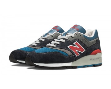 New Balance 997 Connoisseur pour Homme Silex Gris / Bleu / Rouge Lifestyle Chaussures M997-CC