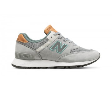 New Balance 576 Made in UK Nubuck Unisex Lumière Gris / Poussièresy Bleu Lifestyle Chaussures W576-NM
