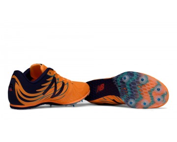 New Balance MD500v4 Spike pour Homme Orange Pop / Noir / Atlantique Bleu Chaussures De Course MMD500-V4