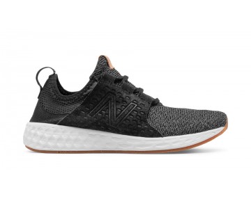New Balance Fresh Foam Cruz pour Homme Black with Sea Salt & Gum MCRUZ-010