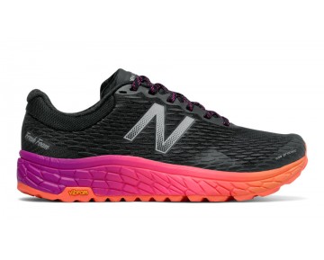 New Balance Fresh Foam Hierro v2 pour Homme Black with Vivid Tangerine & Poisonberry Running Chaussures MTH-V21