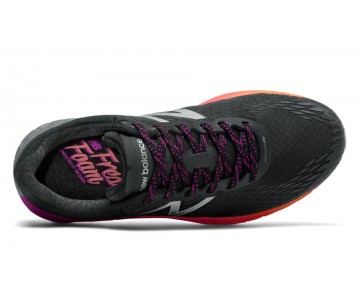 New Balance Fresh Foam Hierro v2 pour Homme Black with Vivid Tangerine & Poisonberry Running Chaussures MTH-V21