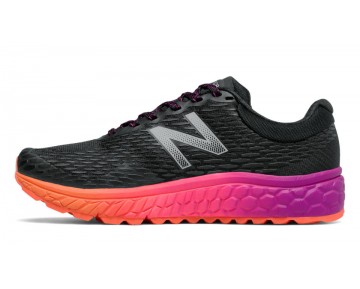 New Balance Fresh Foam Hierro v2 pour Homme Black with Vivid Tangerine & Poisonberry Running Chaussures MTH-V21