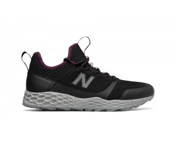 New Balance Fresh Foam Trailbuster pour Homme Black with Dark Mulberry Casual Chaussures MFL-03