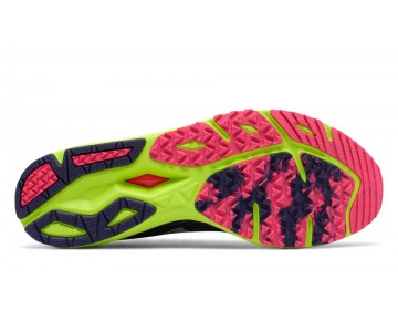 New Balance 1400v5 pour Femme Dark Denim with Electric Blue & Lime Glo Chaussures De Course W1400-V51