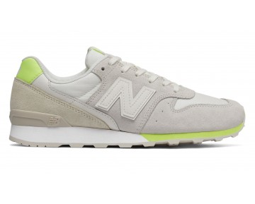 New Balance Suede 996 pour Femme Sea Salt with Solar Yellow Lifestyle Chaussures NS996-A3